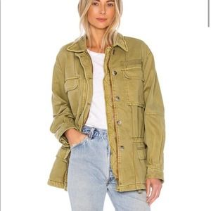 NWT Free People Oversized Utility Miltary Jacket